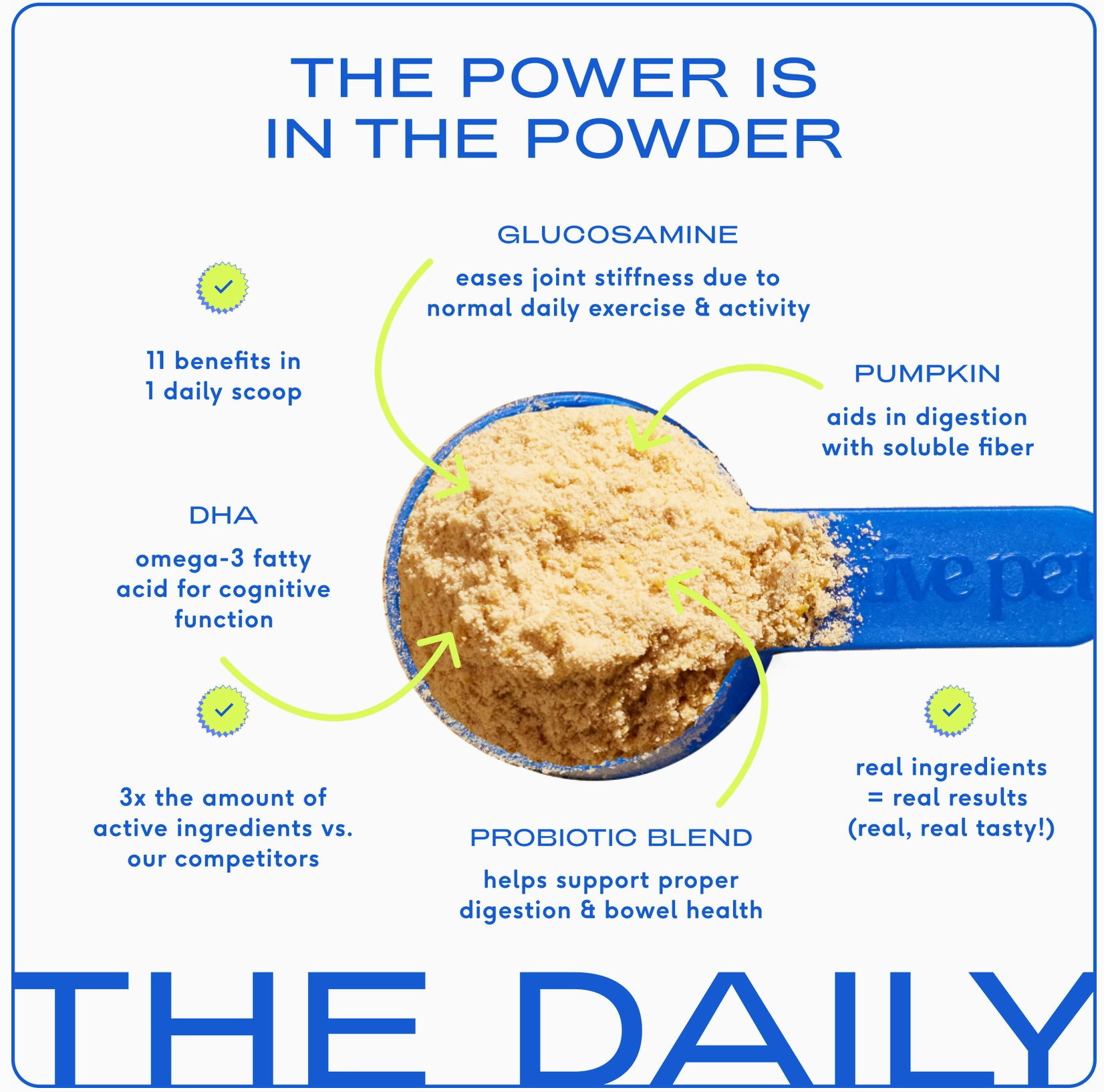 Native Pet - The Daily Powder Supplement (11-in-1 Multivitamins) 30 scoops