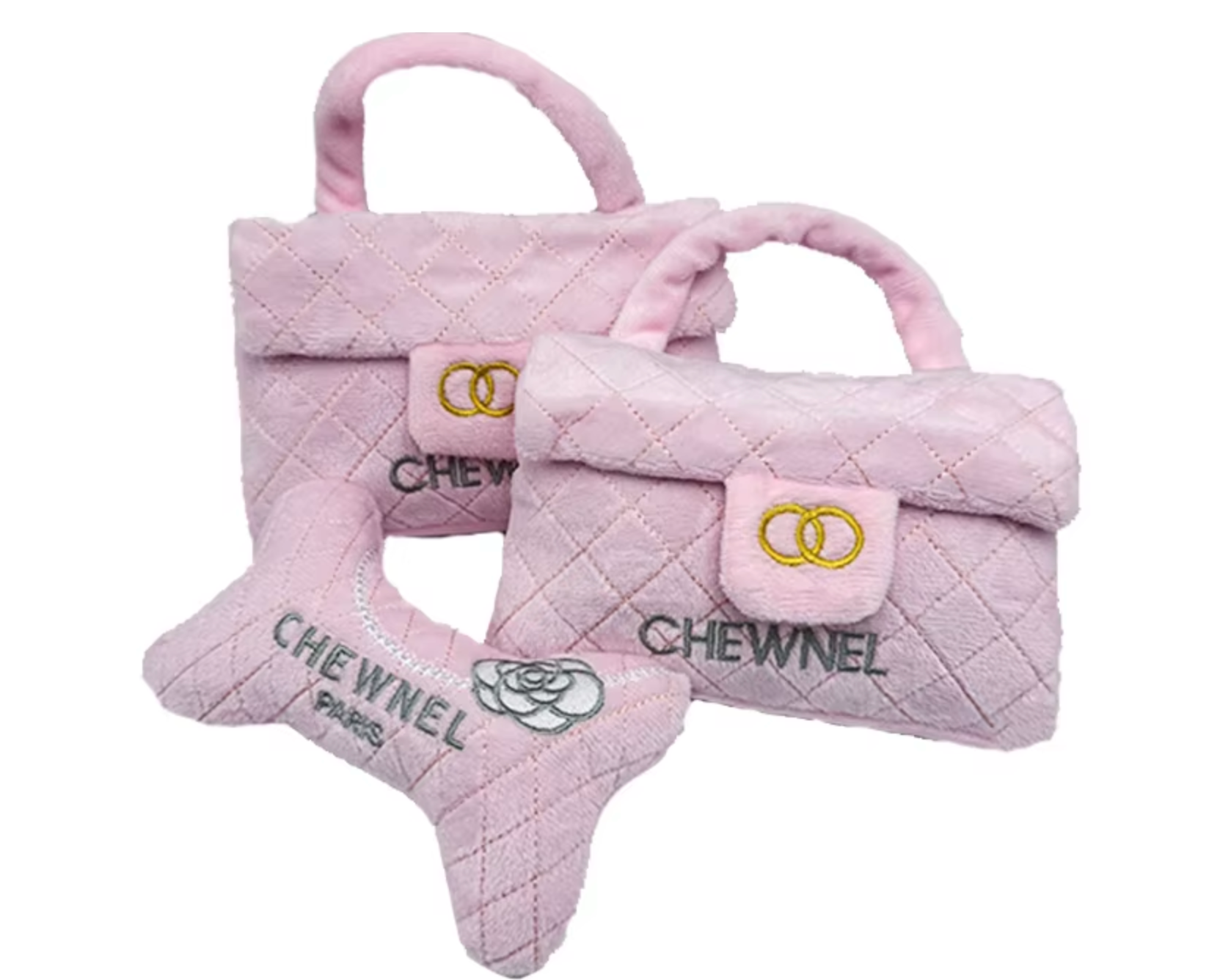 Chewnel Plush Purse Dog Toy