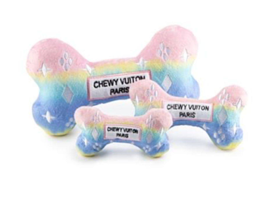 Chewy Vuiton Bone Toy (Ombre)