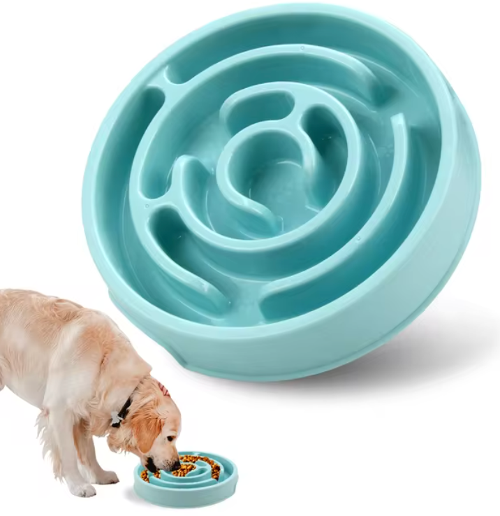 Dog Slow Feeder Bowl (Plastic)