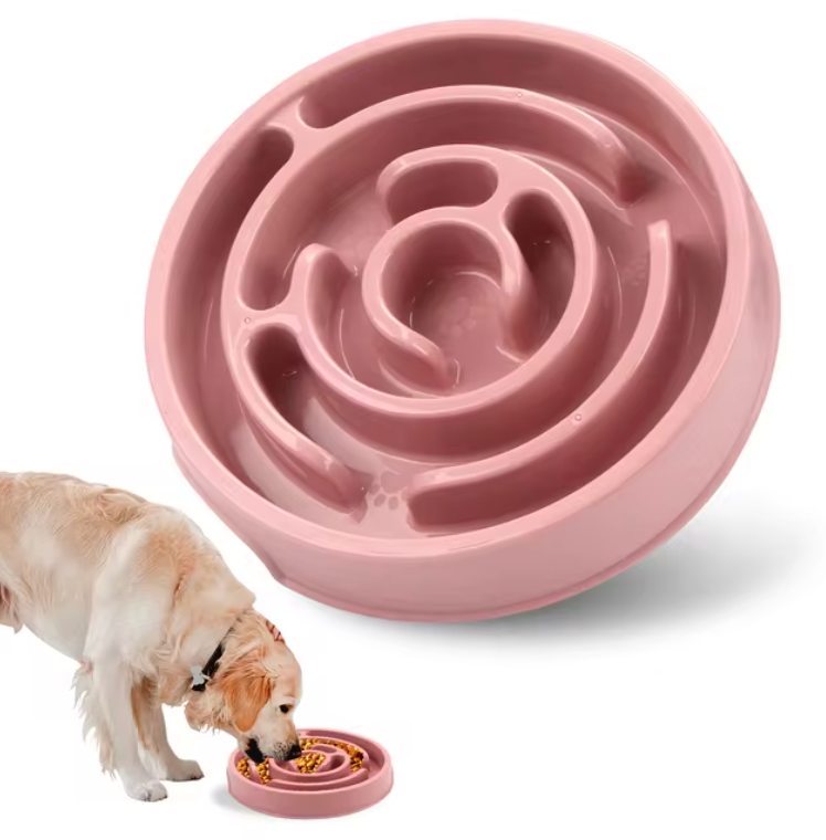 Dog Slow Feeder Bowl (Plastic)