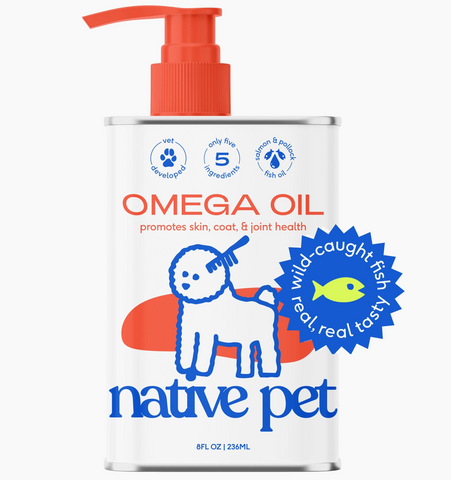 Native Pet - Omega-3 Fish Oil, Skin & Coat Health Supplement