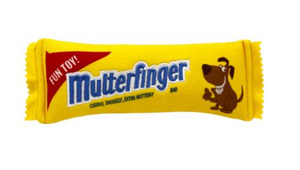 Mutterfinger dog toy