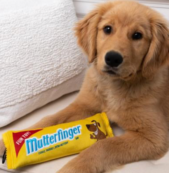 Mutterfinger dog toy