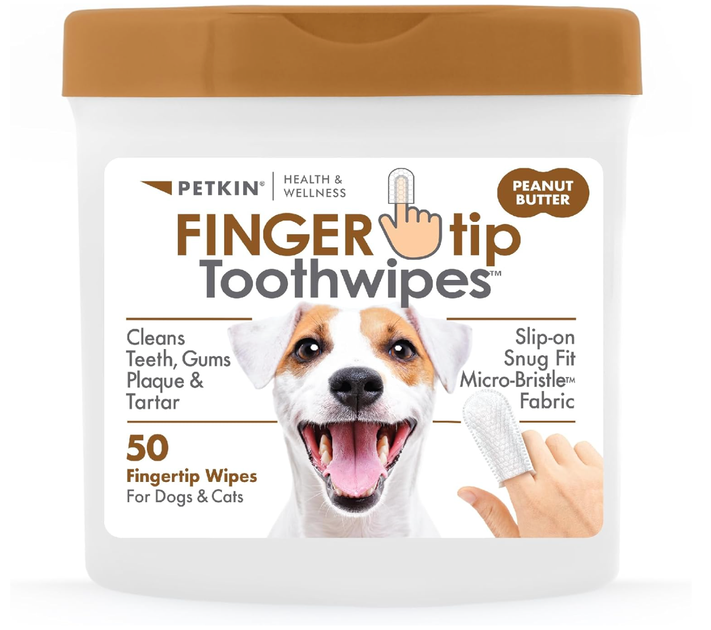 Dog Dental ToothWipes (Peanut Butter Flavor)