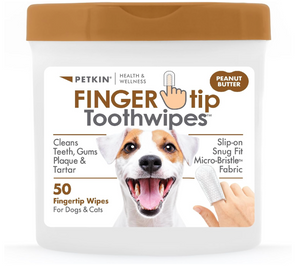 Dog Dental ToothWipes (Peanut Butter Flavor)