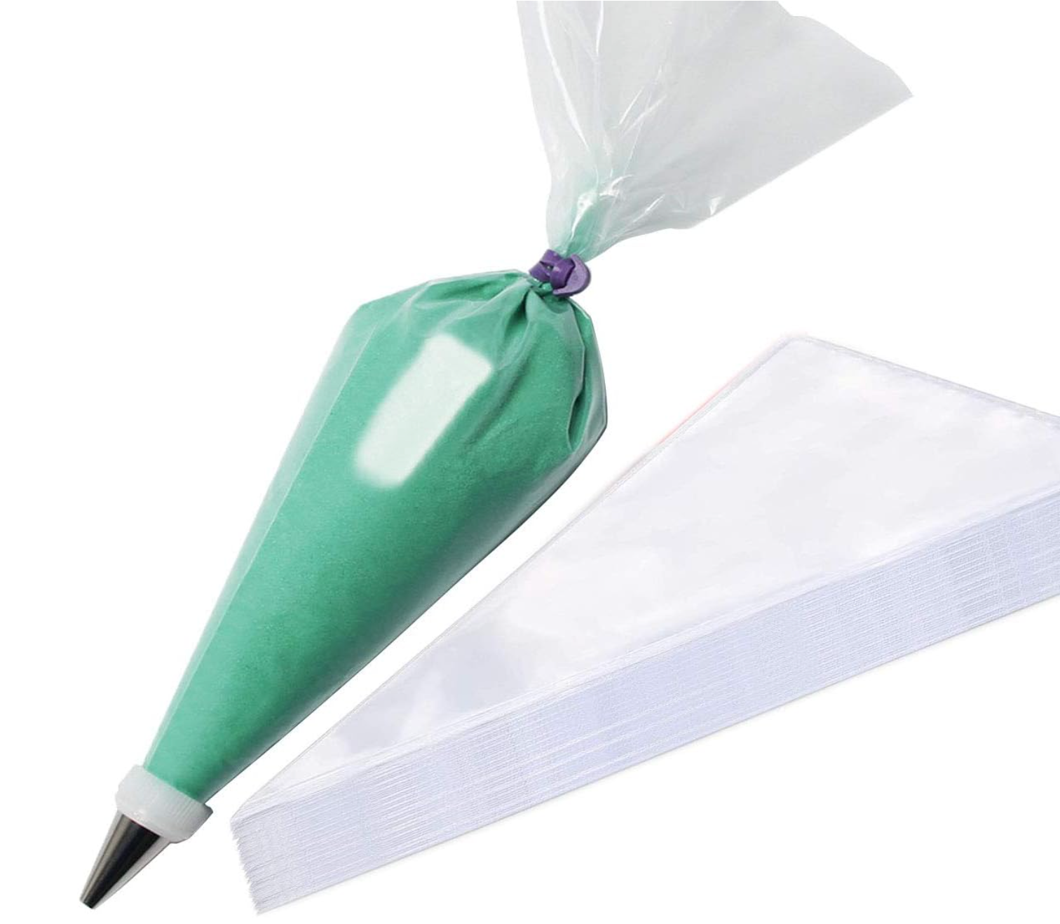 12" Clear Disposable Icing Bags (10 bags)