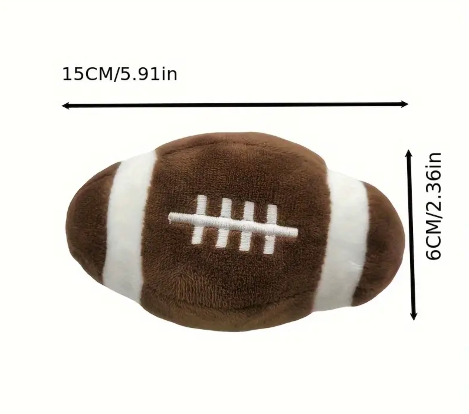 American Football Design Pet Plush Toy