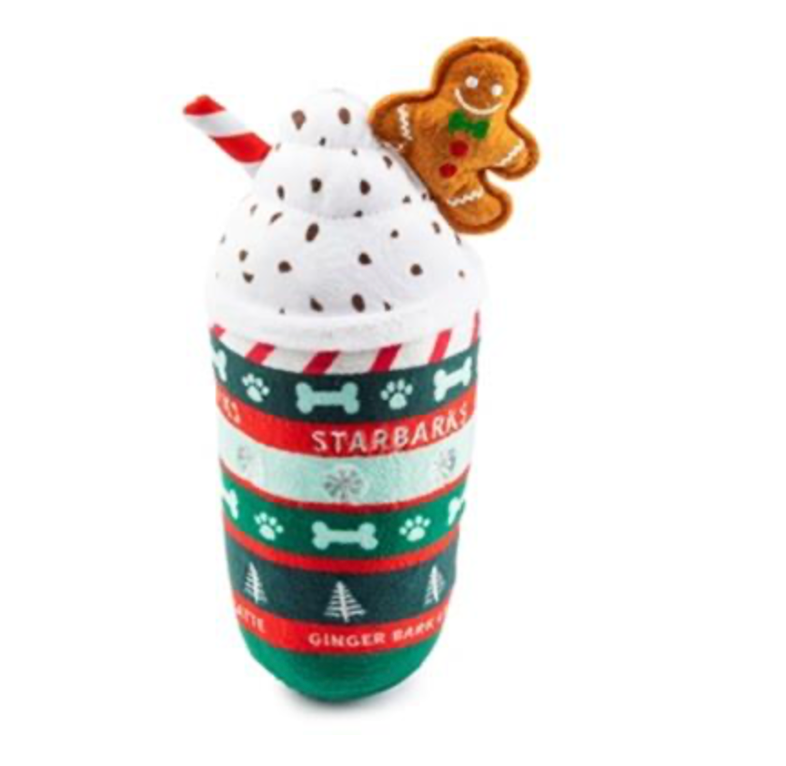 Ginger Bark Latte Christmas Dog Toy