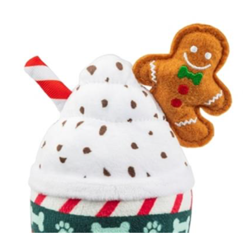 Ginger Bark Latte Christmas Dog Toy