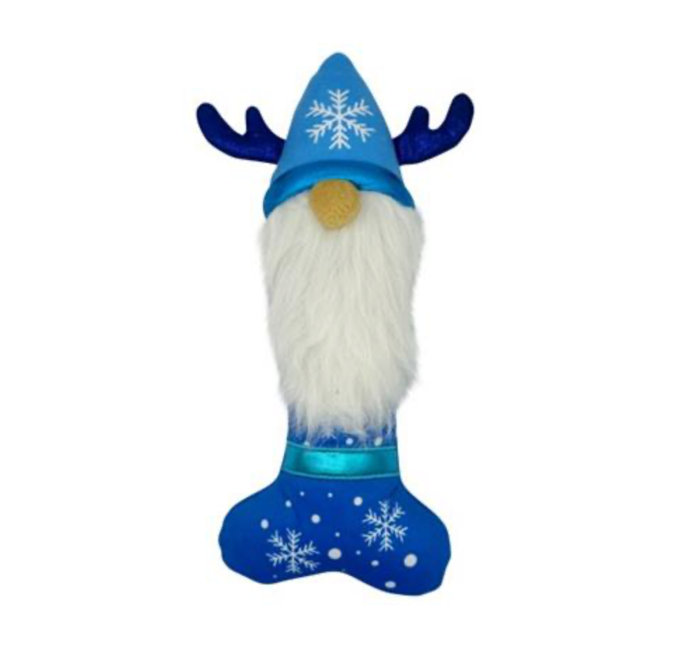 Frosty Gnome Bone Dog Toy