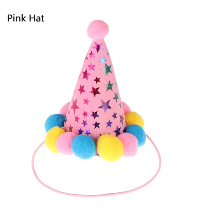 Birthday Hat Pink (Small)