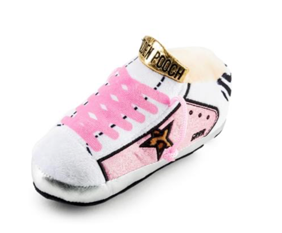 Golden Pooch Sneaker Toy (pink)