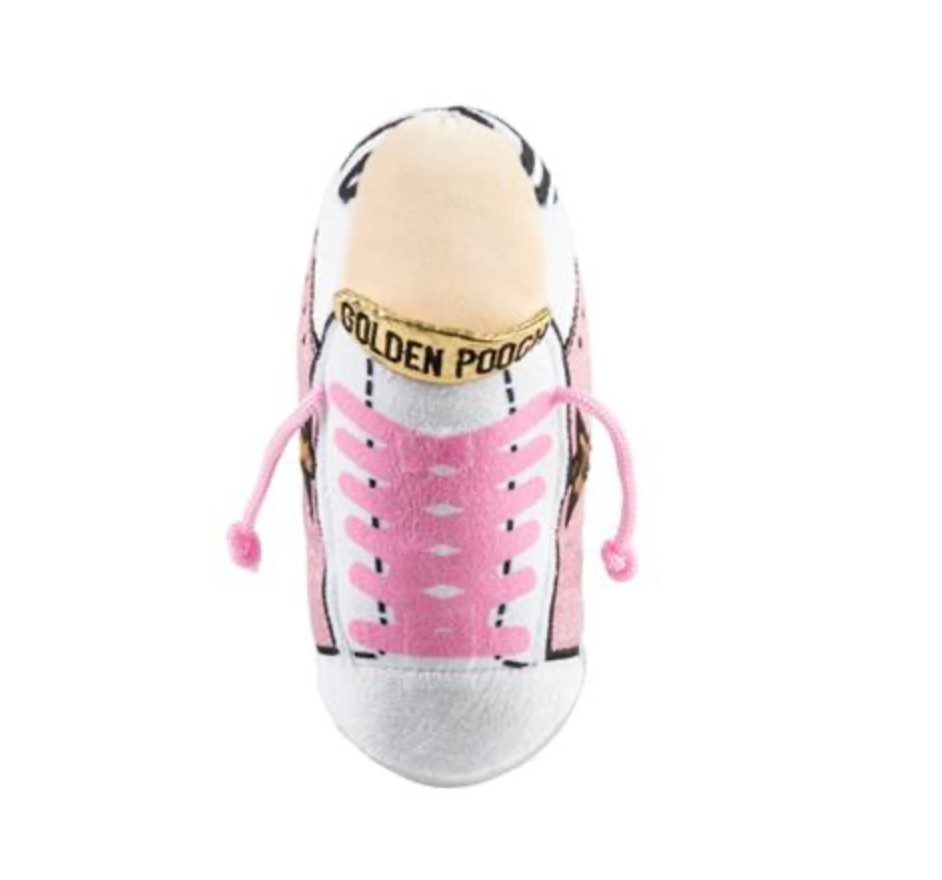 Golden Pooch Sneaker Toy (pink)