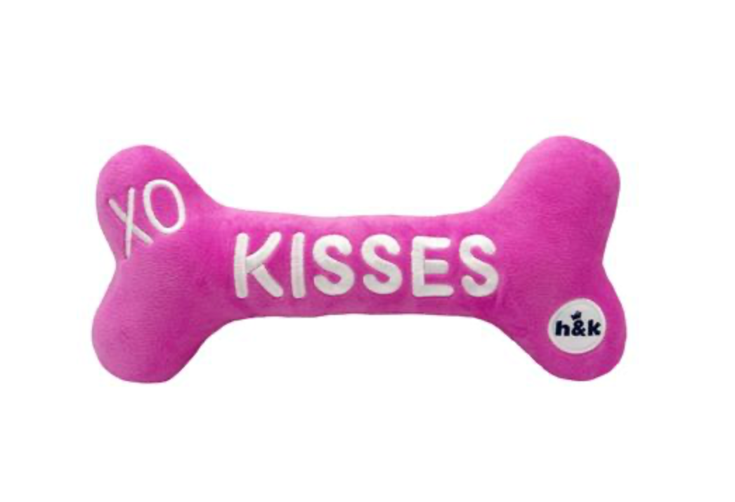 Hugs & Kisses Dog Toy (Double Sided)