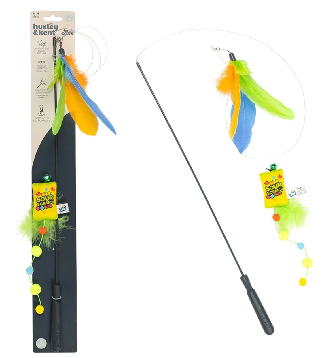 Cat Wand Teaser Sour Scratch Cat Toy